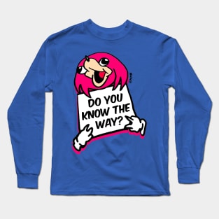 Do You Know the Way Knuckles Meme Long Sleeve T-Shirt